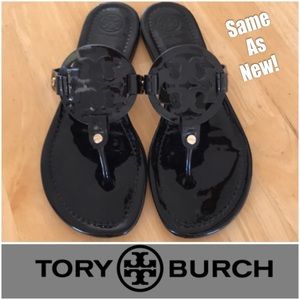 Tory Burch Miller Black Patent Leather